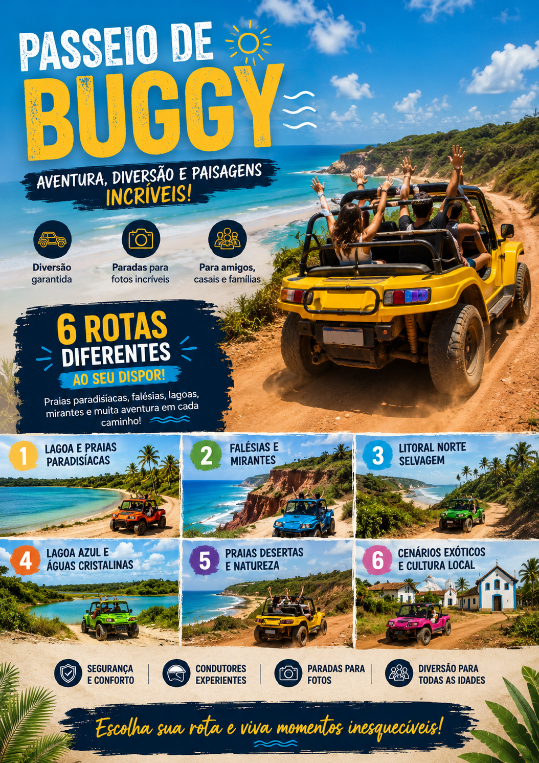 Buggy — 6 rotas