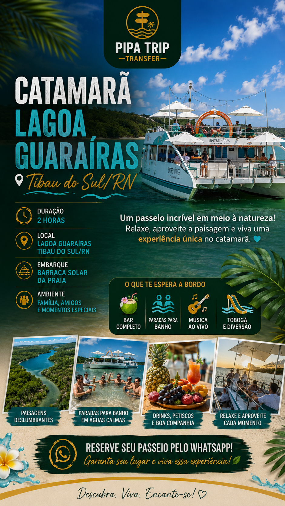 Catamarã — Lagoa Guaraíras