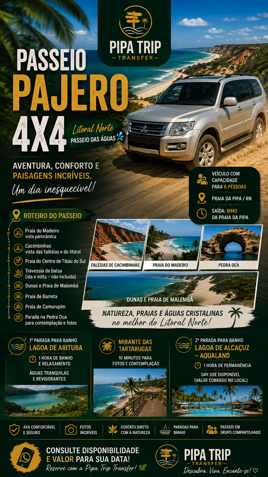 Pajero 4x4 — Litoral Norte
