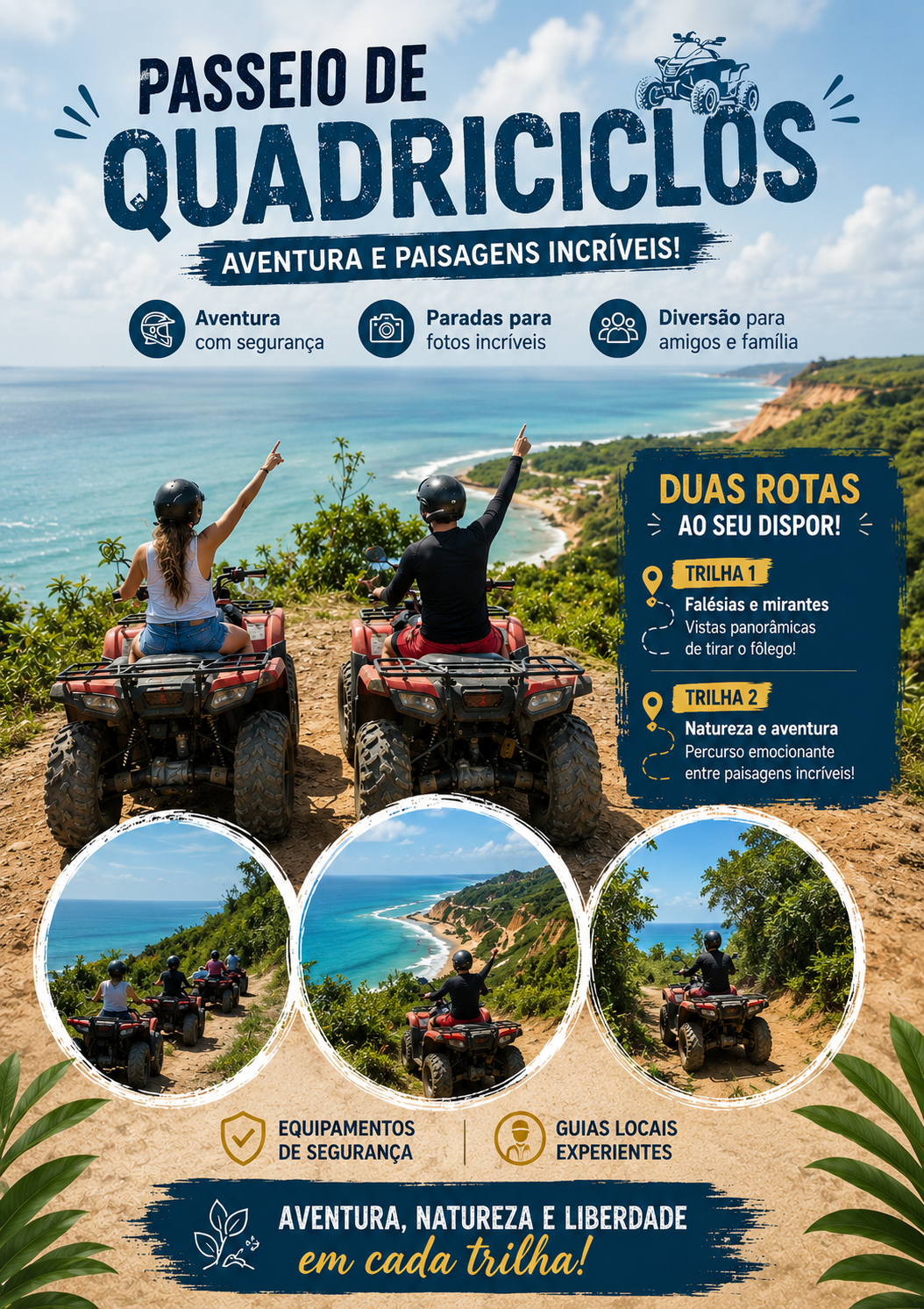 Quadriciclo — 2 rotas